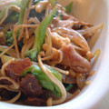 三太's cooksnap of when they made 豚肉と緑野菜のハニーマヨ炒め.