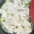 C里美's cooksnap of when they made 白菜の蒸し鍋☆すき焼き風の目玉タレ.