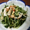 ﾋﾟｮﾝｺ's cooksnap of when they made お袋の味！！！水菜と油揚げの炒め物.