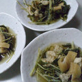 快くん's cooksnap of when they made 水菜と油揚げの煮浸し.
