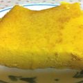 千代備's cooksnap of when they made かぼちゃプリンケーキ.
