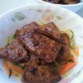 プンプン庵's cooksnap of when they made 焼肉のタレで簡単☆豚レバー丼.