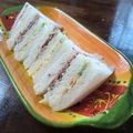 komamagokko's cooksnap of when they made コンビニのニューコンミートサンド・再現☆.