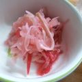 ユーロン's cooksnap of when they made 紫大根の甘酢漬け（紅芯大根もＯＫ）.