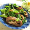 miyuki12's cooksnap of when they made イカと小松菜の煮浸し.