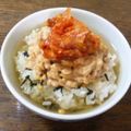 mokacha's cooksnap of when they made 【簡単美味しい】納豆茶漬け～♪.