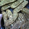 ♪まるえ's cooksnap of when they made ノンオイル☆サツマイモ☆ビスコッティ.