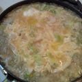 manakao's cooksnap of when they made ギョウザ☆バラバラ事件・スープ.