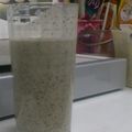 yuk1◎'s cooksnap of when they made **黒ごまときなこのバナナジュース**.