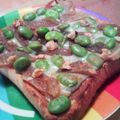 ★ひいらぎ★'s cooksnap of when they made 干し芋とチーズのトースト.