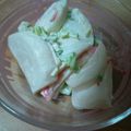 リリたん☆'s cooksnap of when they made 手軽に☆かぶとカニカマのデリ風サラダ.