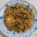 キラキラリリ's cooksnap of when they made キムチやきそば.