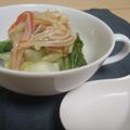 ＨaＮa。's cooksnap of when they made とろとろ～♪チンゲン菜のカニカマあんかけ.