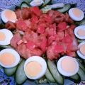 七星てんとう's cooksnap of when they made 冷凍から揚げｄｅおかずサラダ！.