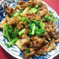羽尼うに's cooksnap of when they made 大根の葉と豚肉のオイスター炒め.