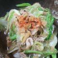 まぁじ's cooksnap of when they made 豚肉の生姜焼き、キャベツのせ.