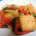 しおかつを's cooksnap of when they made ちんげん菜と厚揚げの炒め物.