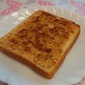 ちょびーす's cooksnap of when they made きな粉シナモントースト.