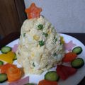 クック3D63YZ☆'s cooksnap of when they made ポテトサラダdeクリスマスツリー.