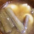 チャリpan's cooksnap of when they made きときと富山の味、団子とずいきの味噌汁.