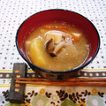 Kenmamac's cooksnap of when they made 我が家の豚汁.