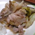 もるみん's cooksnap of when they made 豚肉とまいたけのポン酢炒め.