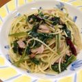 てつまちパパ's cooksnap of when they made ほうれん草とベーコンのパスタ.