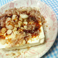 キョク's cooksnap of when they made 簡単^^揚げ＋焼き♬豆腐の天かす丼.