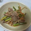 nakamu929's cooksnap of when they made ニンニクの芽のピリ辛焼肉丼.