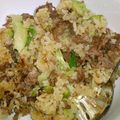 ryohy's cooksnap of when they made 牛肉とレタスの炒飯.