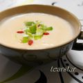 tearstar's cooksnap of when they made 大根と豆乳の中華粥風キムチスープ♪.