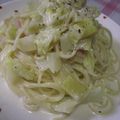 Mieeee♪'s cooksnap of when they made サツマイモと白菜のチーズクリームパスタ♪.