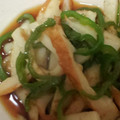 しおん's cooksnap of when they made ピーマンとちくわのポン酢和え.
