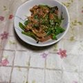 くネコまろす's cooksnap of when they made おかか入り☆ピーマンと油揚げの金平風.