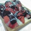 時花菜's cooksnap of when they made 幸せ気分✿いちごみるくチョコトースト✿.