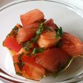 ことみぃ's cooksnap of when they made ＊トマトとシソのポン酢ダレ和え＊.