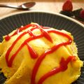 まろんかふぇ's cooksnap of when they made 簡単☆巻かないオムライス.