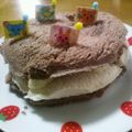 ☆カスタード☆'s cooksnap of when they made Xmasに☆食パンdeショートケーキ.