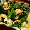 ｘｘｘめろｘｘｘ's cooksnap of when they made 春菊とえびの塩炒め.
