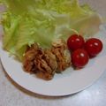 mecomeshi's cooksnap of when they made れもん鮭のゲンコツ揚げ.
