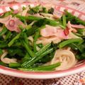 rie-tin's cooksnap of when they made ほうれん草＆ベーコン入「ぺペロンチーノ」.