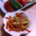 あい葉's cooksnap of when they made カリフラワーの茎のきんぴら.