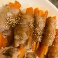 りん‪'s cooksnap of when they made 人参嫌いさんもパクパク☺人参の豚肉巻き.