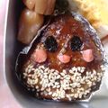 星空ひつじ's cooksnap of when they made キャラ弁　秋の味覚？　栗ハンバーグ.
