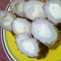 Annchanｎ's cooksnap of when they made ちくわのわさびチーズ詰め.