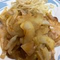週末は主夫になります's cooksnap of when they made お店の味！豚肉の生姜焼き.