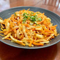 Superlittleboo's cooksnap of when they made 大根と人参とちくわの炒め煮.