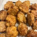 kikitk's cooksnap of when they made ☆からあげくん風チーズ豆腐ナゲット☆.
