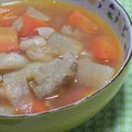 はらぺこあおむし～'s cooksnap of when they made わが家の定番♪ 塩麹豚のミネストローネ.