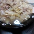 mizukane's cooksnap of when they made 白菜とミンチの重ねスープ煮.